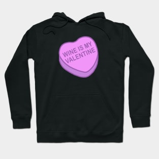 Conversation Hearts - Wine is my Valentine - Sticker - Valentines Day Hoodie